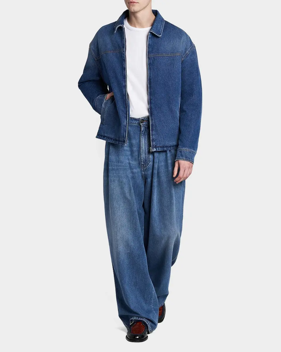 Marni Pleated-Front High-Rise Wide-Leg Jeans | Thumbnail 2 Marni Pleated-Front High-Rise Wide-Leg Jeans | Thumbnail 2