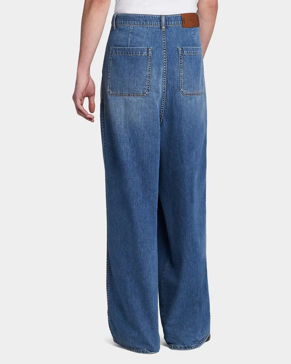 Marni Pleated-Front High-Rise Wide-Leg Jeans | Thumbnail 4 Marni Pleated-Front High-Rise Wide-Leg Jeans | Thumbnail 4