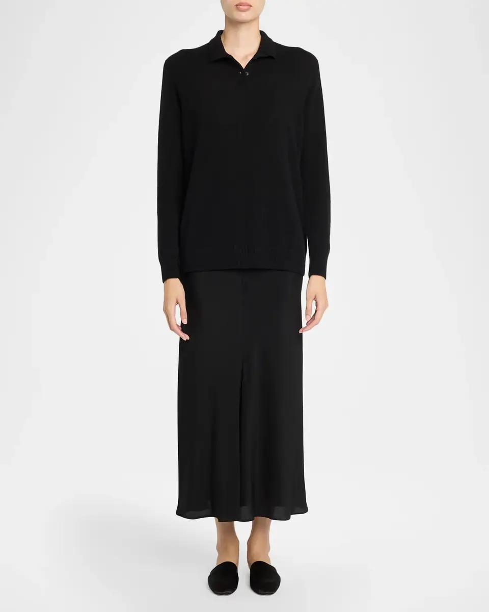 The Row Bakura Silk Midi Skirt | Thumbnail 2 The Row Bakura Silk Midi Skirt | Thumbnail 2