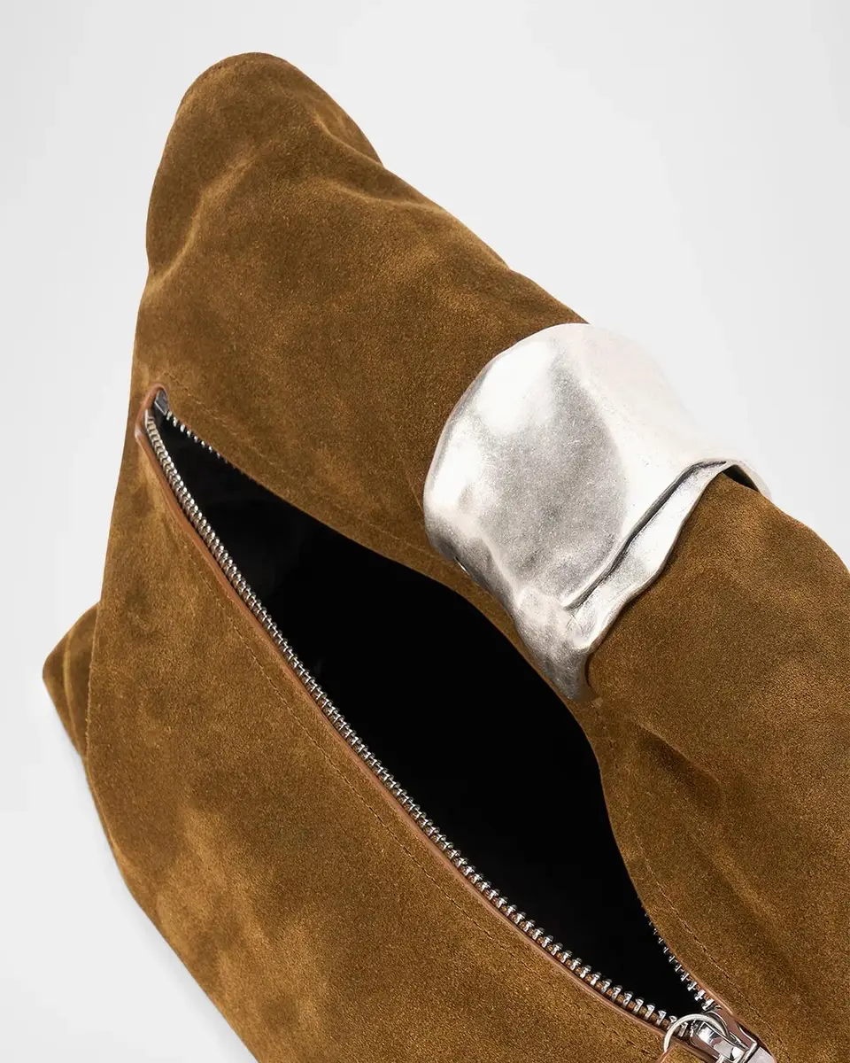 Staud Cuff Suede Clutch | Thumbnail 2 Staud Cuff Suede Clutch | Thumbnail 2