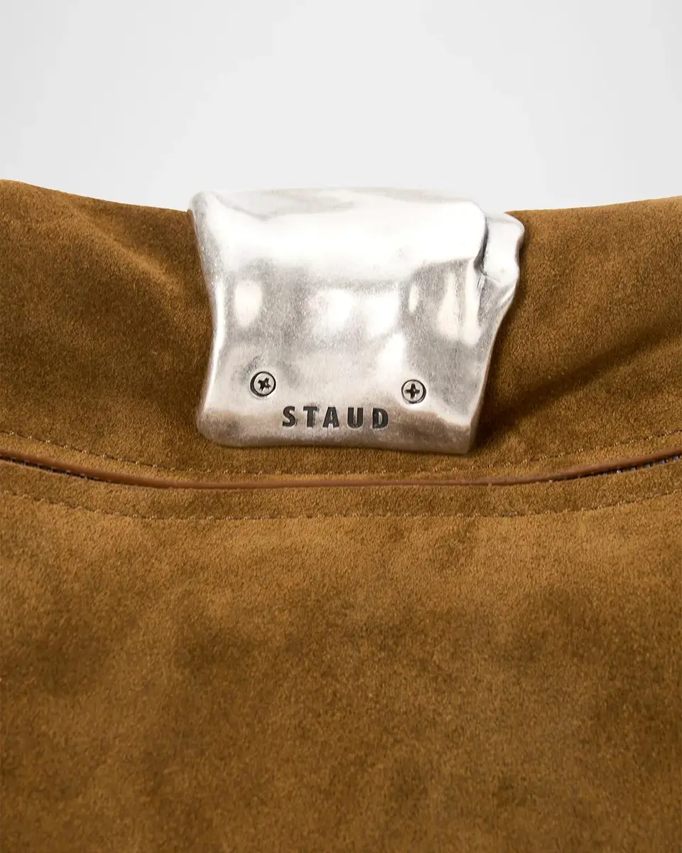 Staud Cuff Suede Clutch | Thumbnail 3 Staud Cuff Suede Clutch | Thumbnail 3
