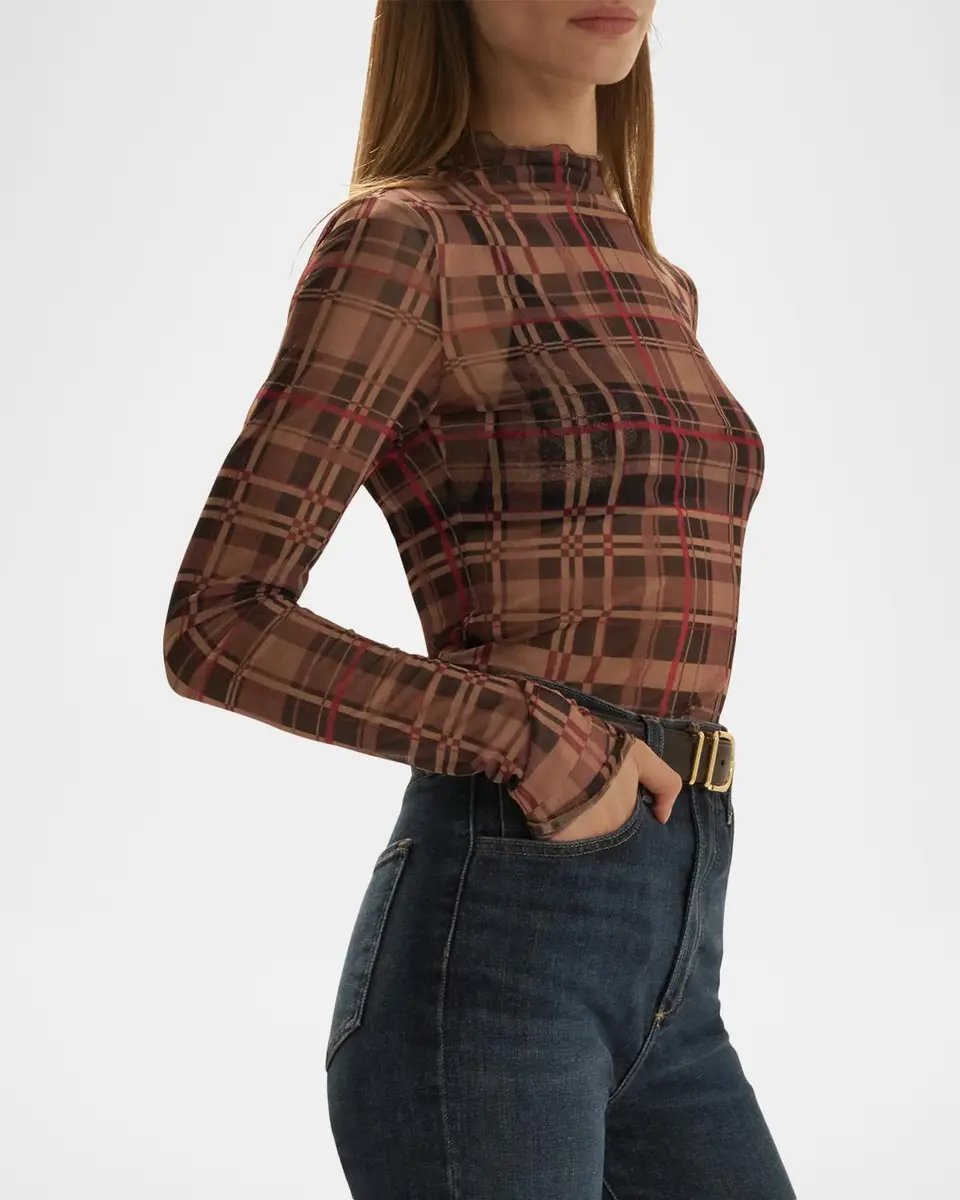 Favorite Daughter The Sheer Fantasy Turtleneck Top | Thumbnail 4 Favorite Daughter The Sheer Fantasy Turtleneck Top | Thumbnail 4