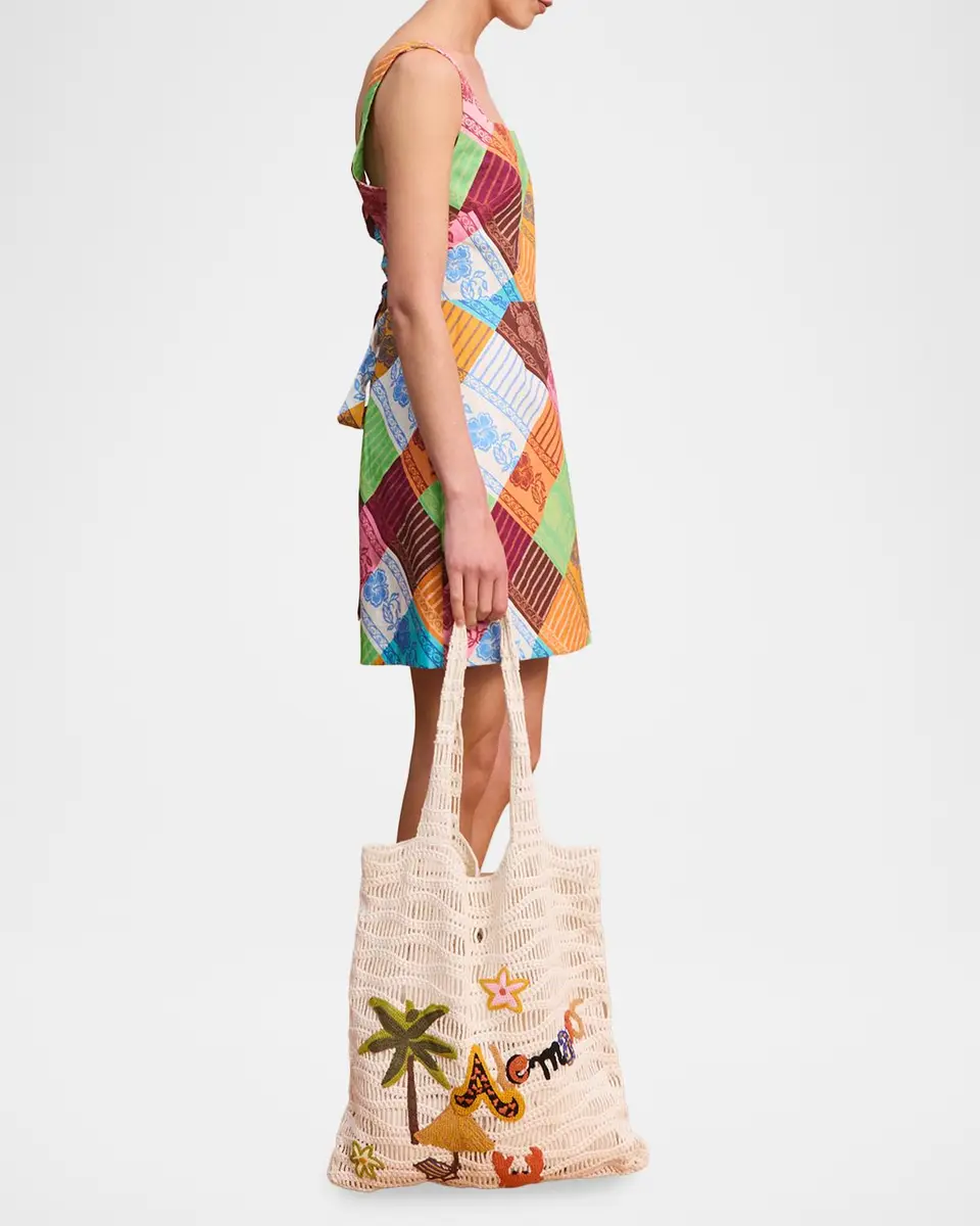 ALÉMAIS Kaleidoscope Linen Mini Dress | Thumbnail 5