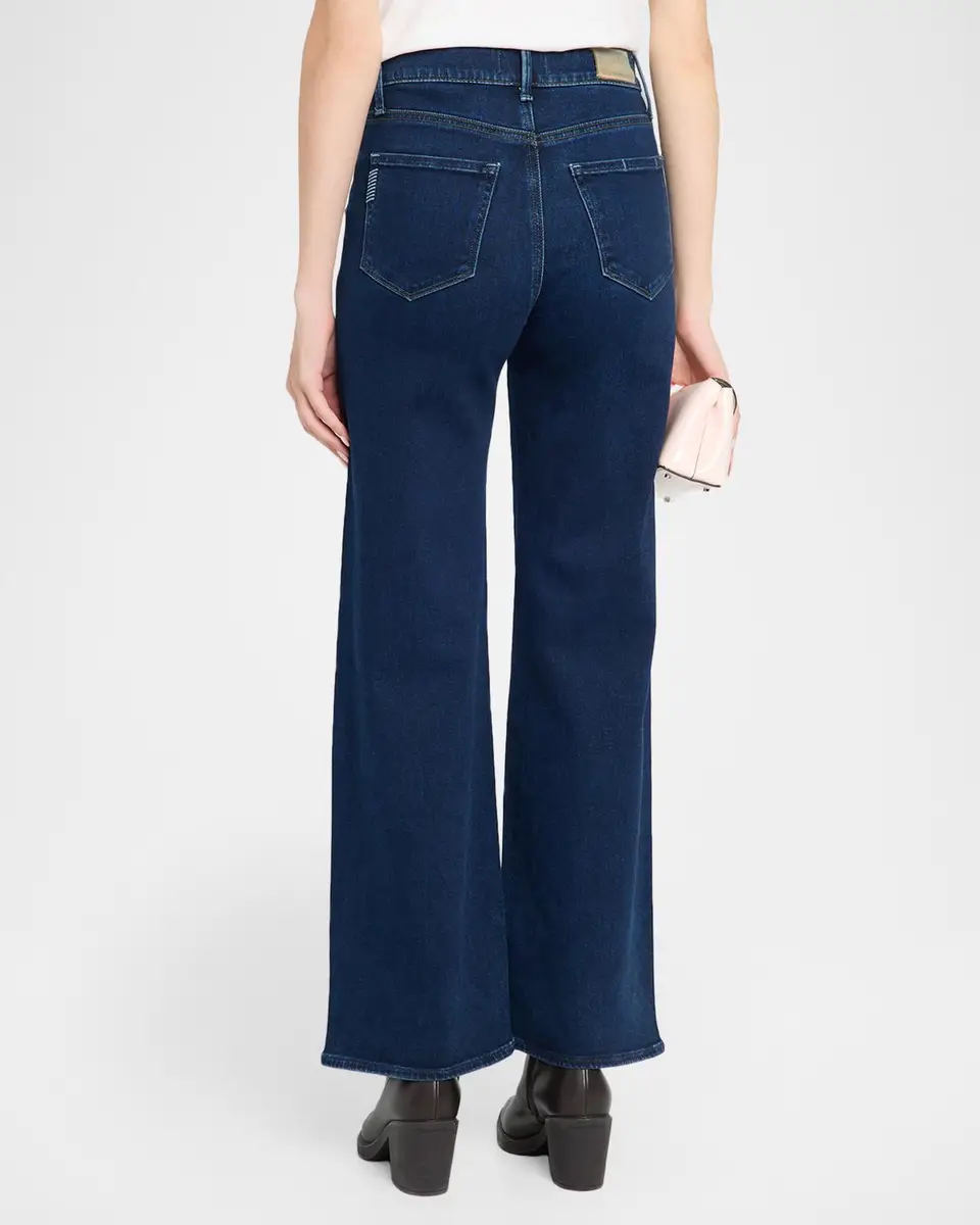 PAIGE Anessa High-Rise Wide-Leg Jeans | Thumbnail 3