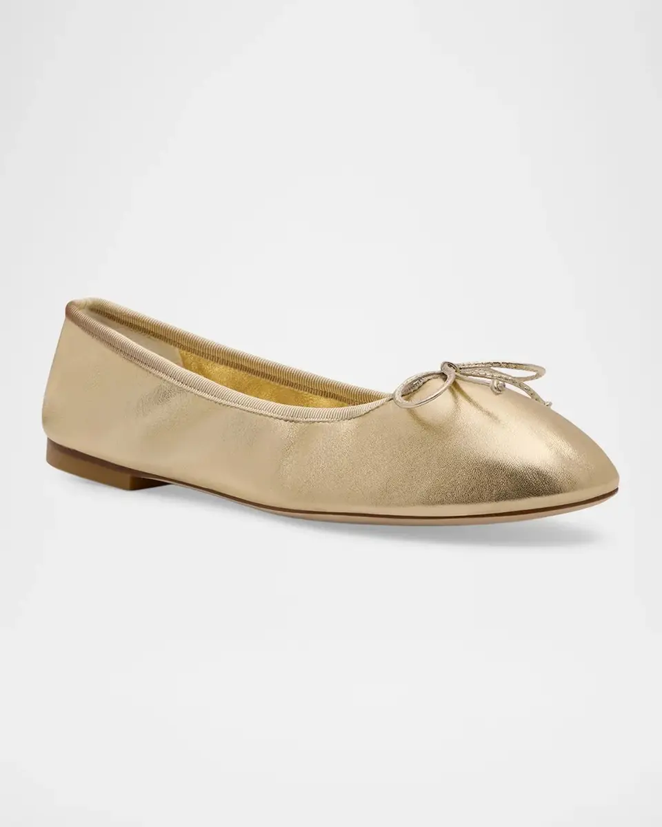 Stuart Weitzman Nia Leather Ballerina Flats | Thumbnail 2 Stuart Weitzman Nia Leather Ballerina Flats | Thumbnail 2
