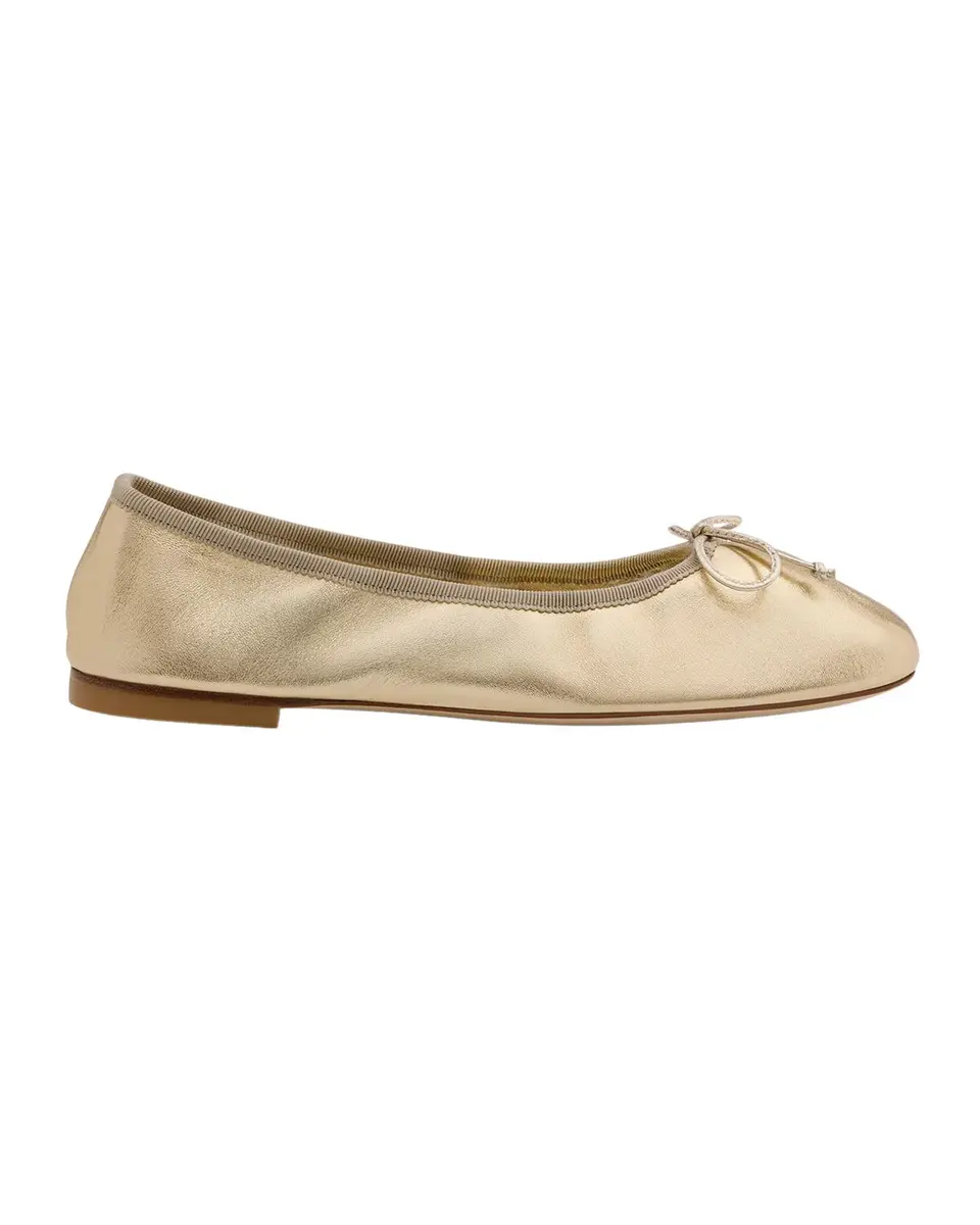 Stuart Weitzman Nia Leather Ballerina Flats | Thumbnail 3 Stuart Weitzman Nia Leather Ballerina Flats | Thumbnail 3