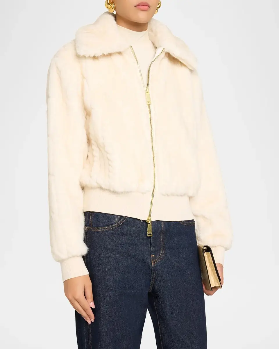 Ramy Brook Nola Faux-Fur Jacket | Thumbnail 4
