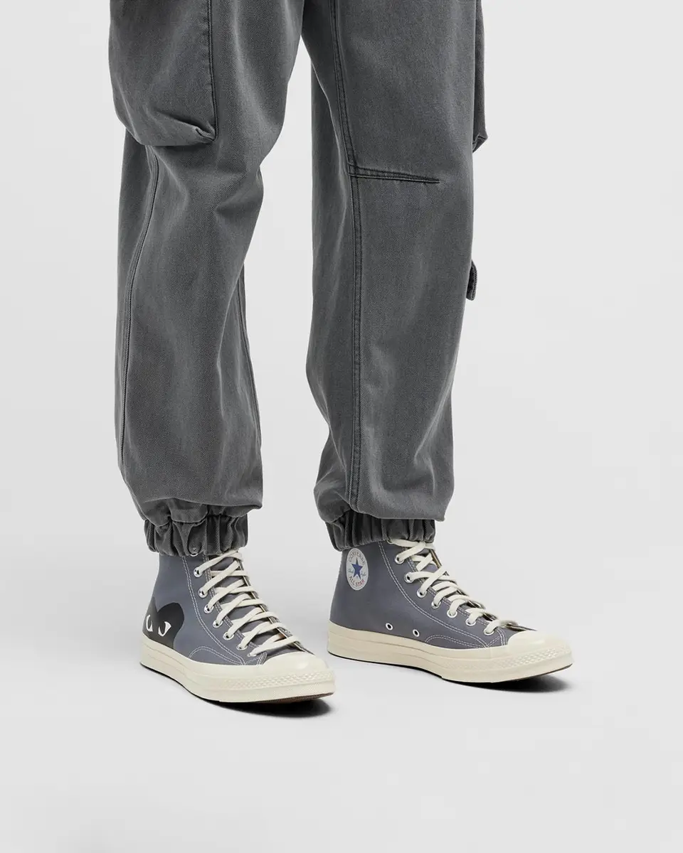 Comme des Garçons x Converse Men's Chuck Taylor High-Top Canvas Sneakers | Thumbnail 2 Comme des Garçons x Converse Men's Chuck Taylor High-Top Canvas Sneakers | Thumbnail 2