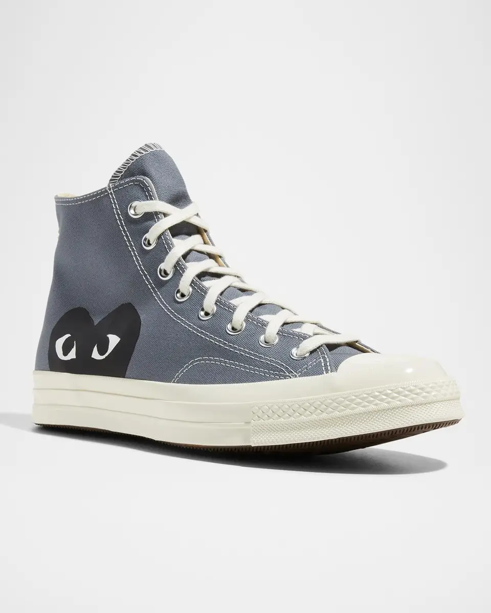 Comme des Garçons x Converse Men's Chuck Taylor High-Top Canvas Sneakers | Thumbnail 4 Comme des Garçons x Converse Men's Chuck Taylor High-Top Canvas Sneakers | Thumbnail 4