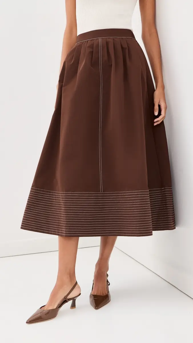 Rosie Assoulin Paneled Hem Skirt | Thumbnail 2 Rosie Assoulin Paneled Hem Skirt | Thumbnail 2