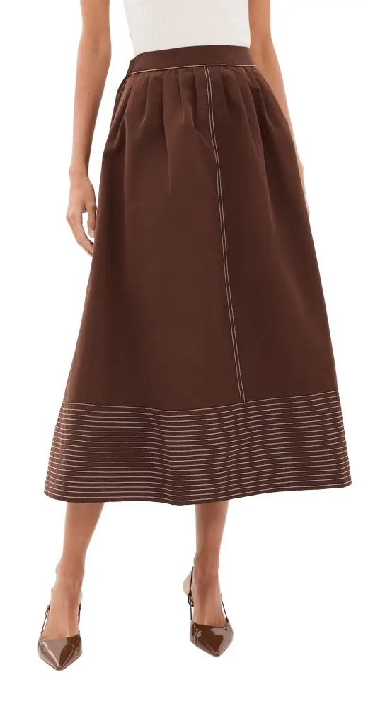 Rosie Assoulin Paneled Hem Skirt