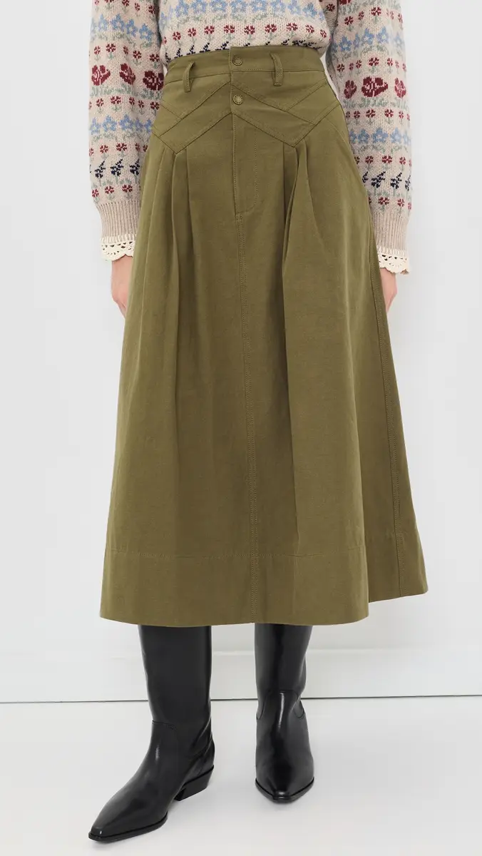 The Great. THE GREAT. The Field Skirt | Thumbnail 2 The Great. THE GREAT. The Field Skirt | Thumbnail 2