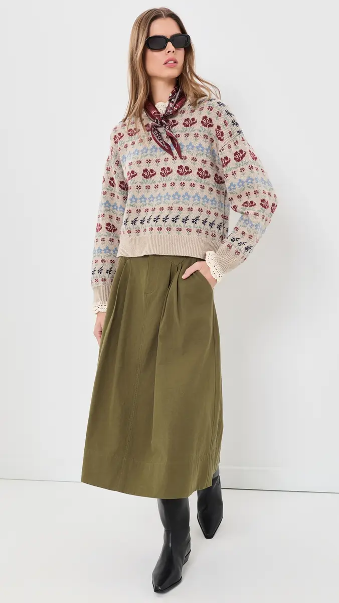 The Great. THE GREAT. The Field Skirt | Thumbnail 5 The Great. THE GREAT. The Field Skirt | Thumbnail 5