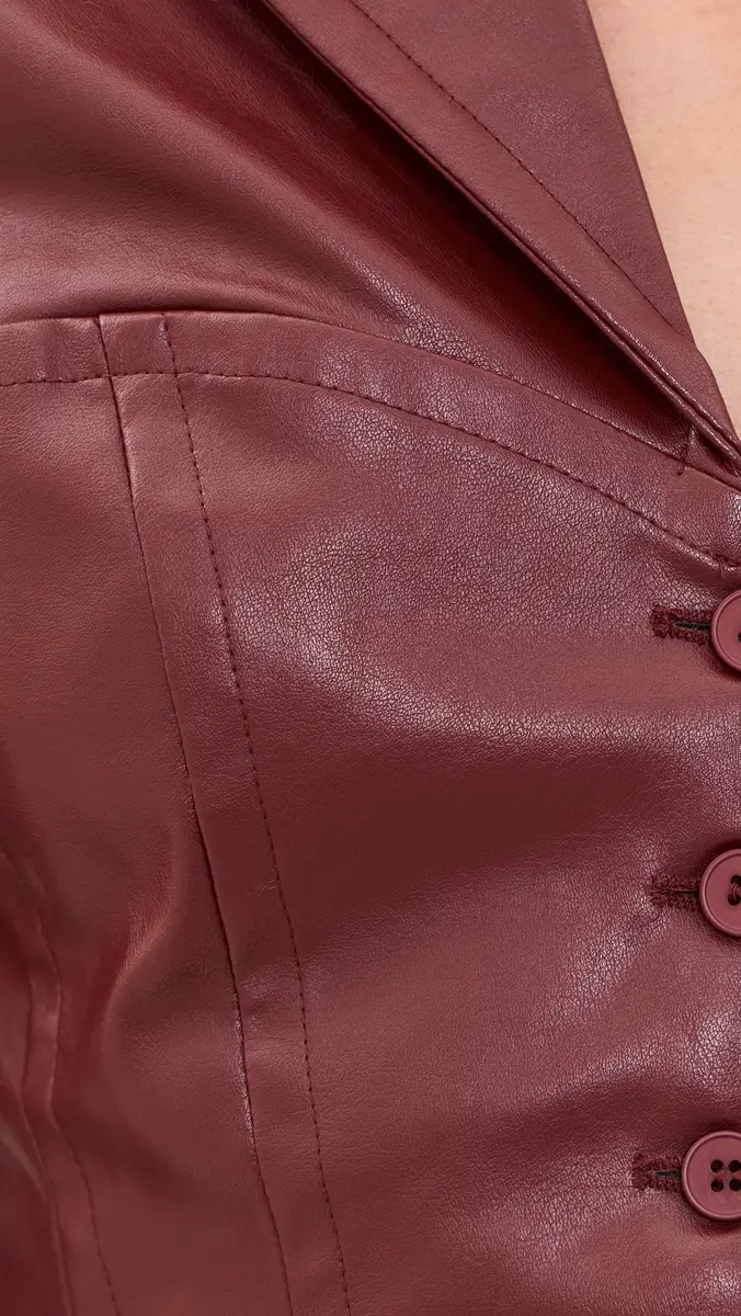 LIONESS Merci Faux Leather Jacket | Thumbnail 6 LIONESS Merci Faux Leather Jacket | Thumbnail 6