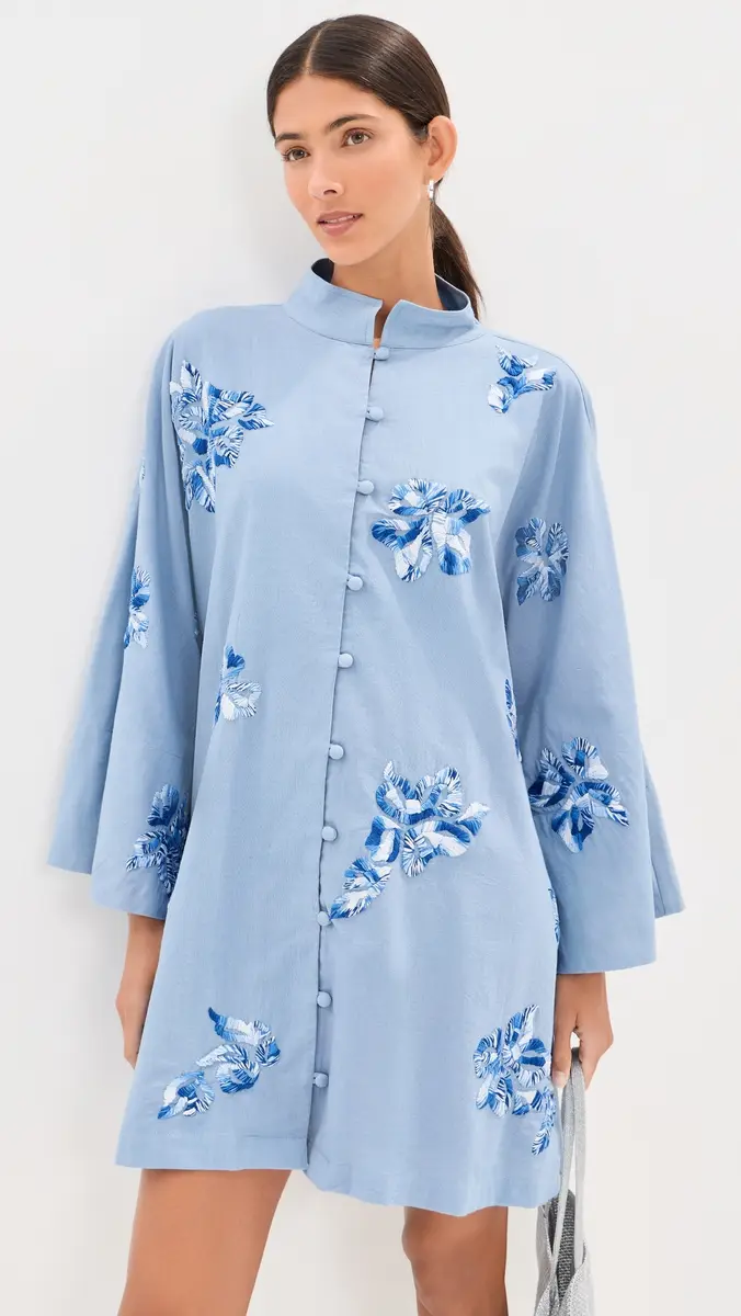 La Vie Style House Floral Mini Caftan | Thumbnail 2 La Vie Style House Floral Mini Caftan | Thumbnail 2