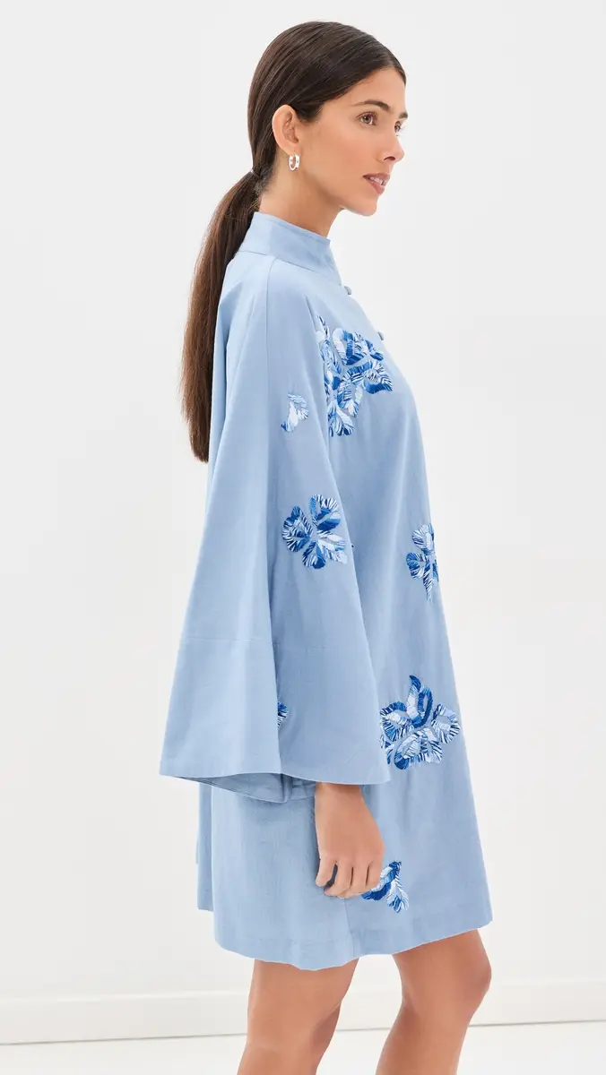 La Vie Style House Floral Mini Caftan | Thumbnail 4 La Vie Style House Floral Mini Caftan | Thumbnail 4
