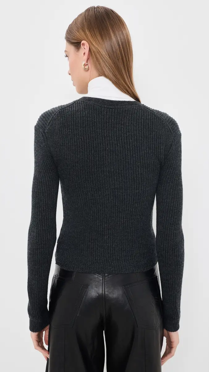 R13 Double Breasted Wool Cardigan | Thumbnail 3