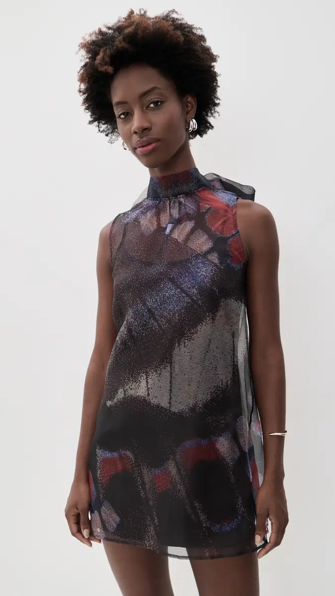 Staud Albee Butterfly Mini Dress | Thumbnail 2 Staud Albee Butterfly Mini Dress | Thumbnail 2