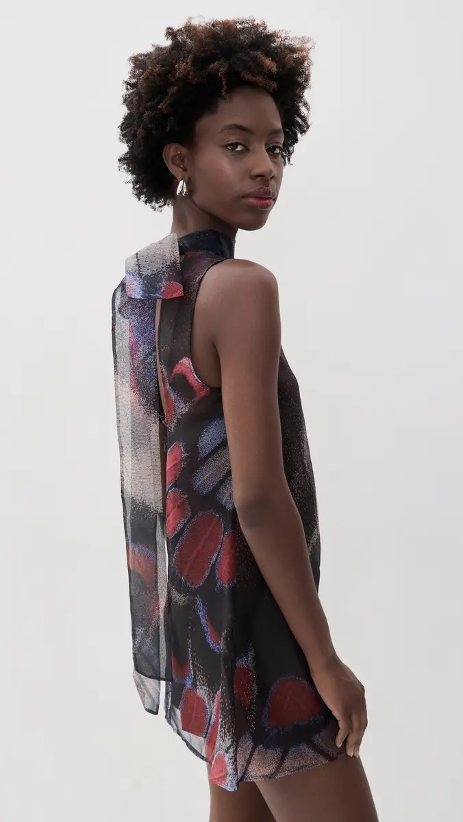 Staud Albee Butterfly Mini Dress | Thumbnail 4 Staud Albee Butterfly Mini Dress | Thumbnail 4