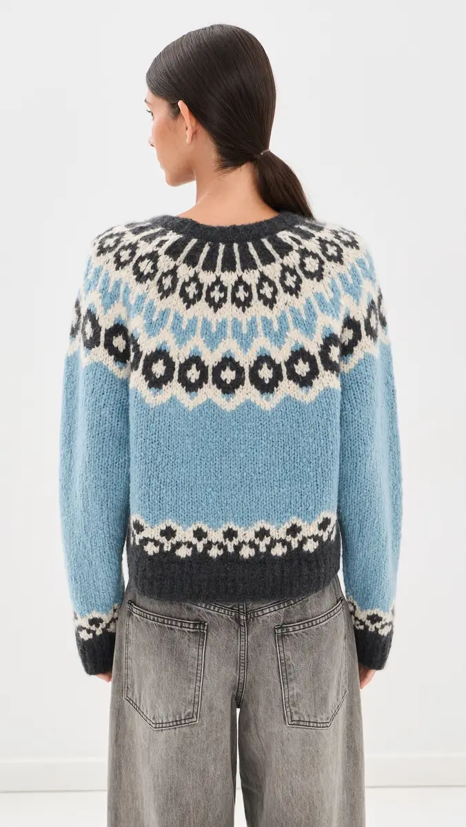 Nili Lotan Isaline Fair Isle Sweater | Thumbnail 4 Nili Lotan Isaline Fair Isle Sweater | Thumbnail 4