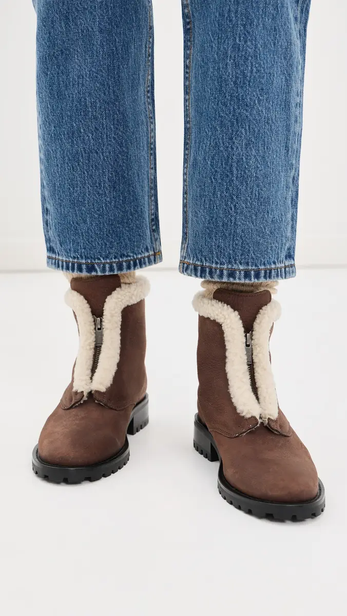 Simkhai Noah Shearling Lug Zip Boots | Thumbnail 3 Simkhai Noah Shearling Lug Zip Boots | Thumbnail 3