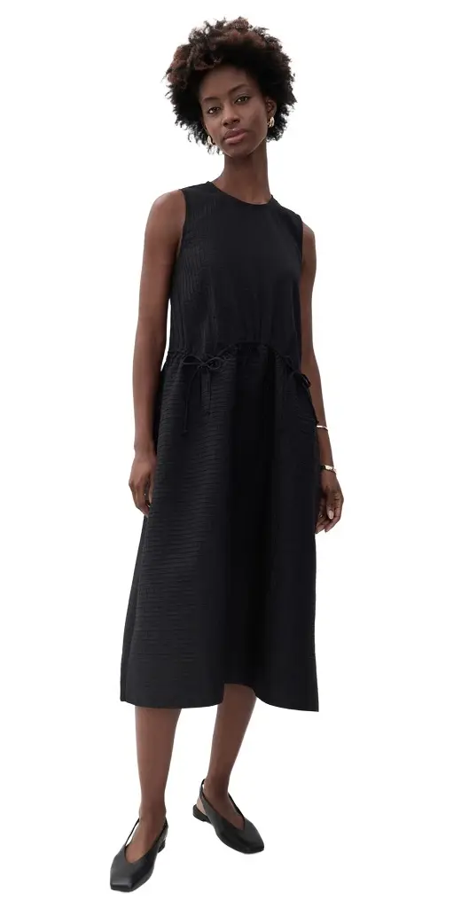 Sea Roni Solid Sleeveless Dress