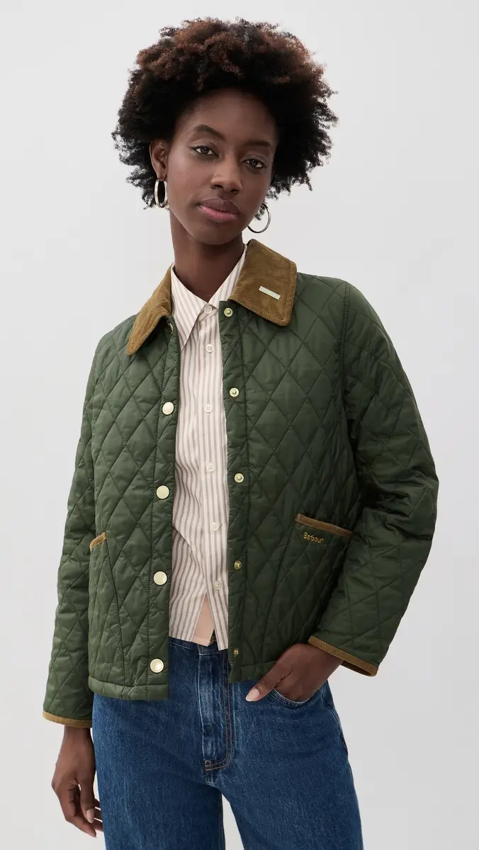 Barbour Cropped Liddesdale Quilted Jacket | Thumbnail 2 Barbour Cropped Liddesdale Quilted Jacket | Thumbnail 2