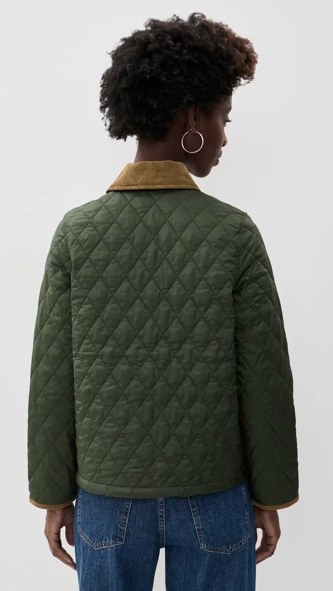 Barbour Cropped Liddesdale Quilted Jacket | Thumbnail 3 Barbour Cropped Liddesdale Quilted Jacket | Thumbnail 3