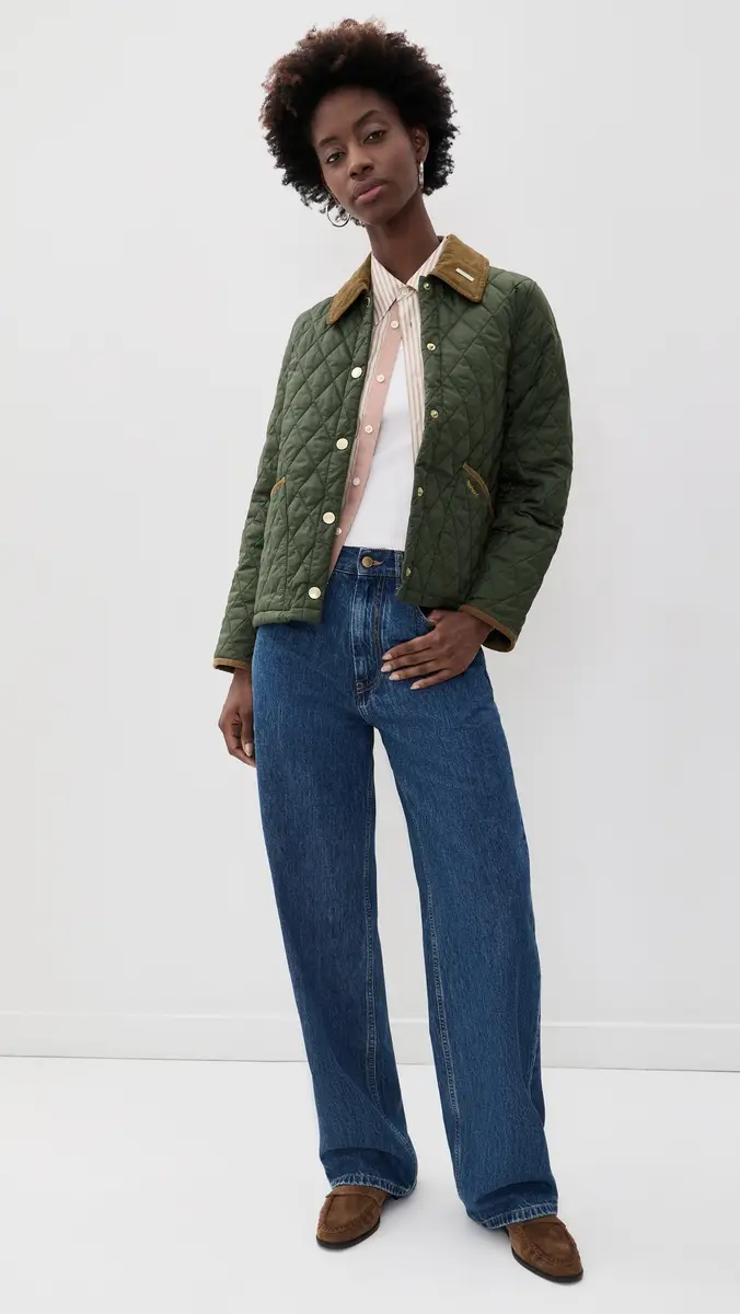 Barbour Cropped Liddesdale Quilted Jacket | Thumbnail 5 Barbour Cropped Liddesdale Quilted Jacket | Thumbnail 5