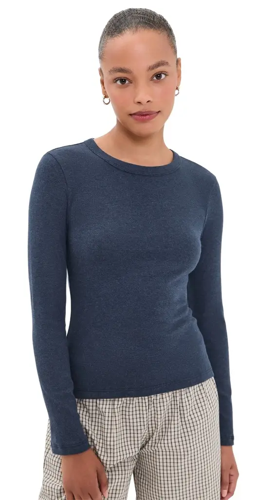 LESET Nando Slim Fit Long Sleeve Tee