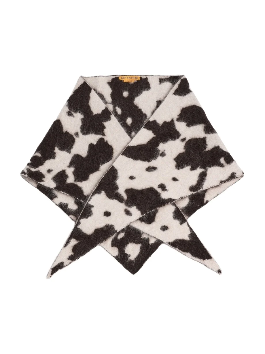 Grizzly Cowhide Cashmere Wild Rag Grizzly Cowhide Cashmere Wild Rag