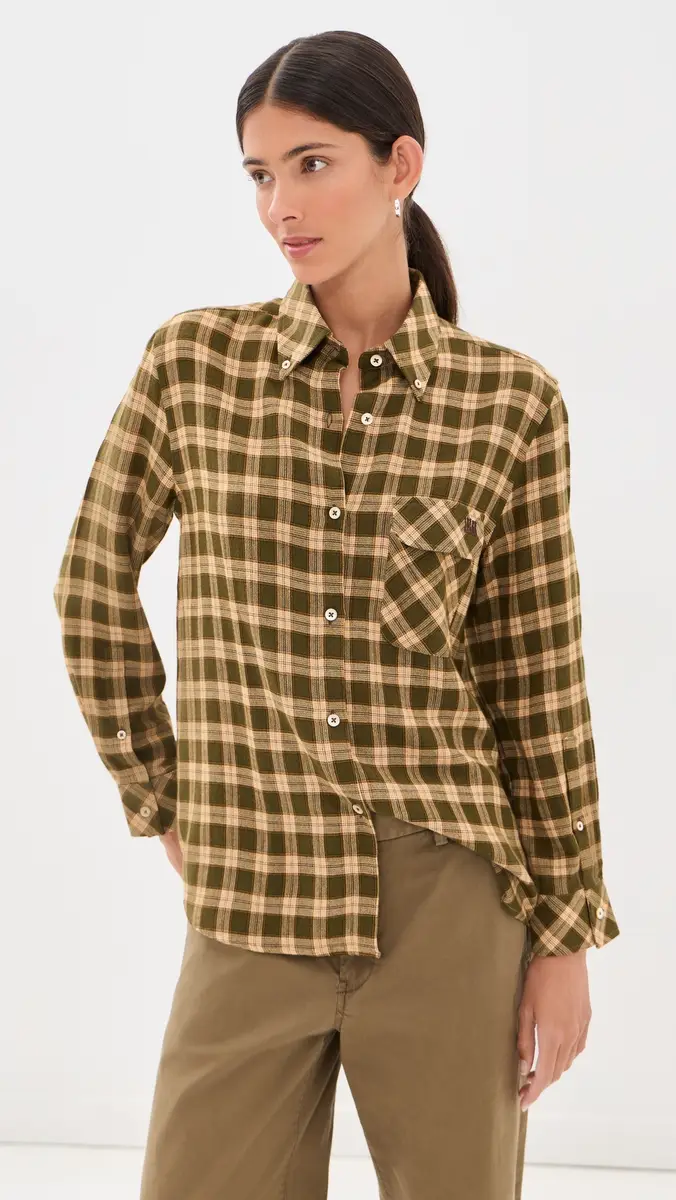 Wales Bonner Ritual Checked Flannel Shirt | Thumbnail 2