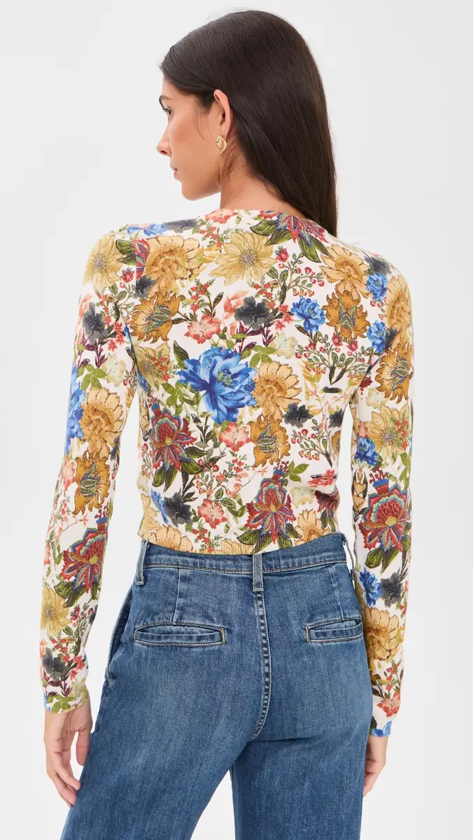 Alice + Olivia Carson Printed Cardigan | Thumbnail 3