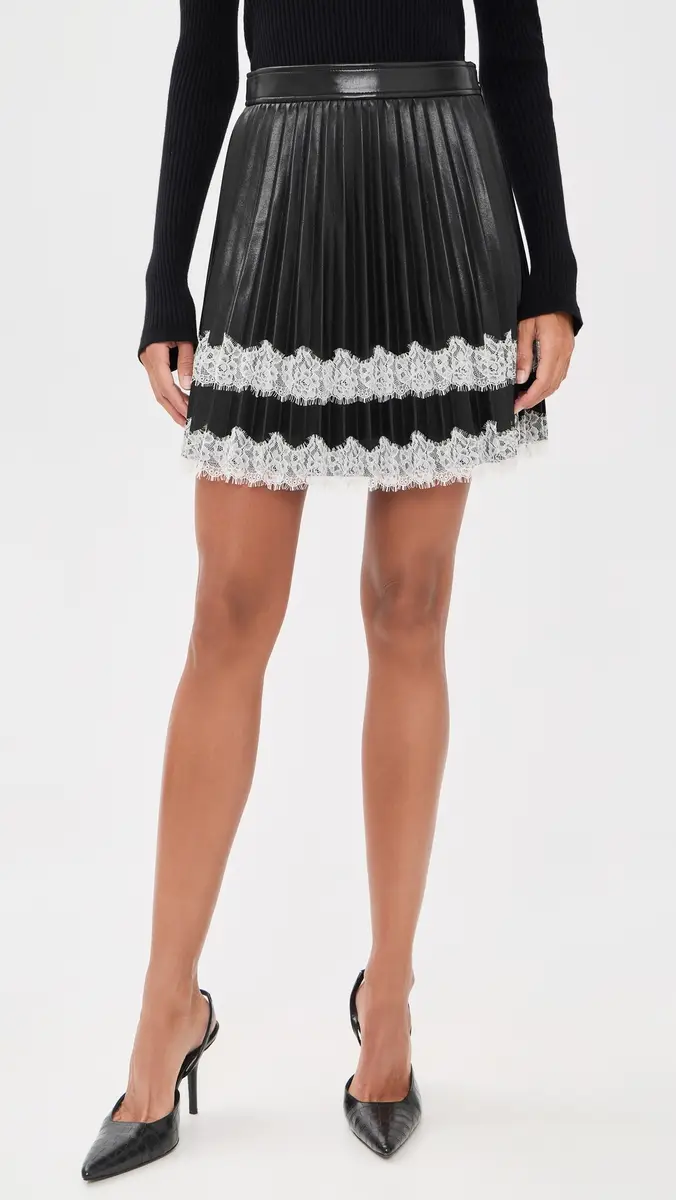 Cinq à Sept Vegan Leather Laney Skirt | Thumbnail 2