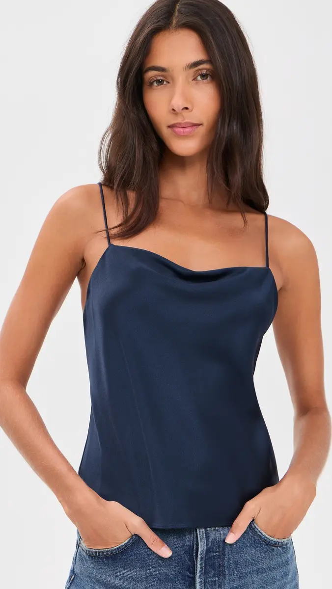 Alice + Olivia Harmon Drapey Slip Tank | Thumbnail 2 Alice + Olivia Harmon Drapey Slip Tank | Thumbnail 2
