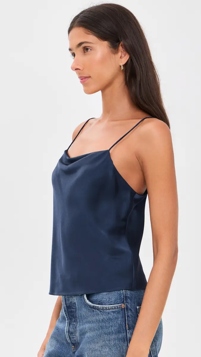 Alice + Olivia Harmon Drapey Slip Tank | Thumbnail 4 Alice + Olivia Harmon Drapey Slip Tank | Thumbnail 4