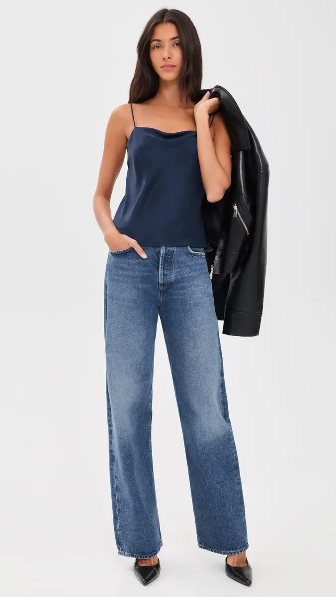 Alice + Olivia Harmon Drapey Slip Tank | Thumbnail 5 Alice + Olivia Harmon Drapey Slip Tank | Thumbnail 5