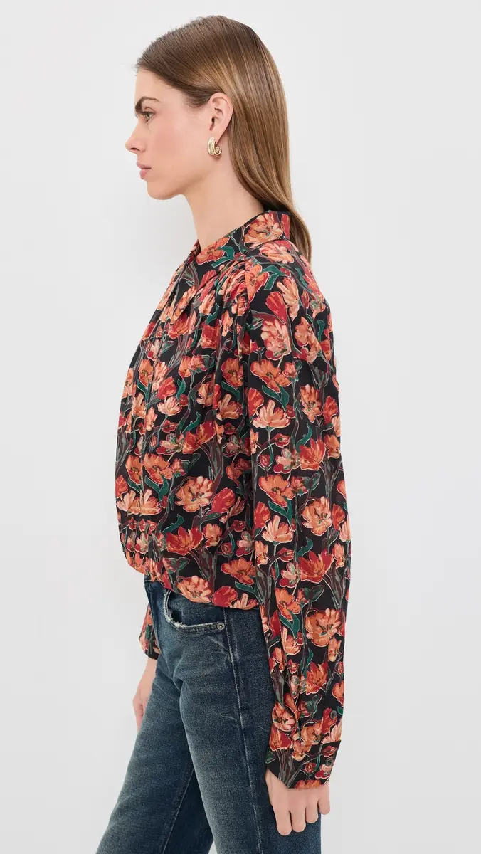 R13 Gathered Yoke Bubble Shirt | Thumbnail 4 R13 Gathered Yoke Bubble Shirt | Thumbnail 4