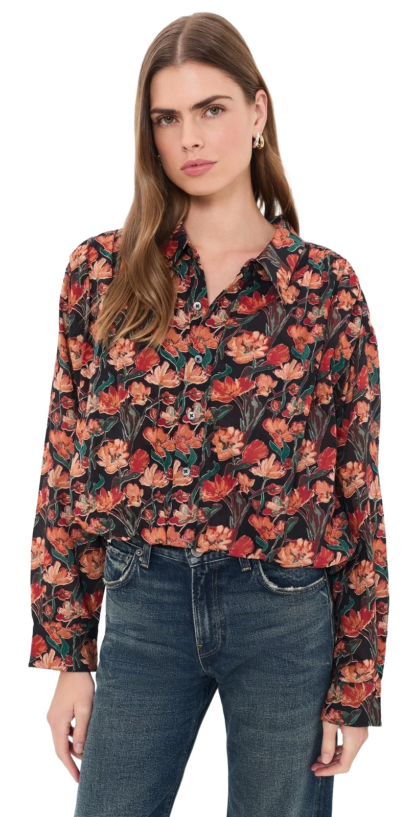 Gathered Yoke Bubble Shirt Gathered Yoke Bubble Shirt