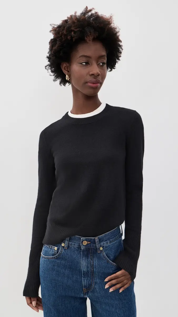 La Ligne Solid Lean Lines Cashmere Sweater | Thumbnail 2 La Ligne Solid Lean Lines Cashmere Sweater | Thumbnail 2
