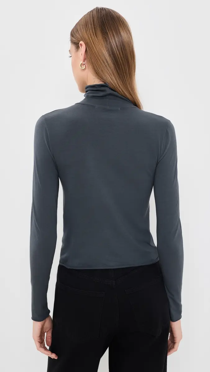 SLVRLAKE Supima Turtleneck Tee | Thumbnail 3 SLVRLAKE Supima Turtleneck Tee | Thumbnail 3