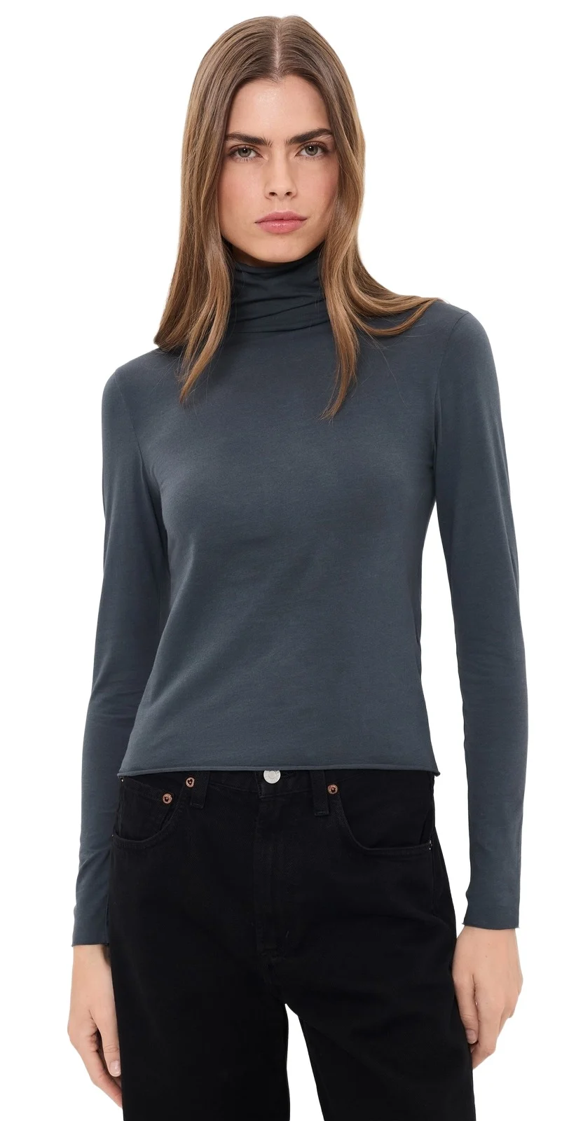 SLVRLAKE Supima Turtleneck Tee