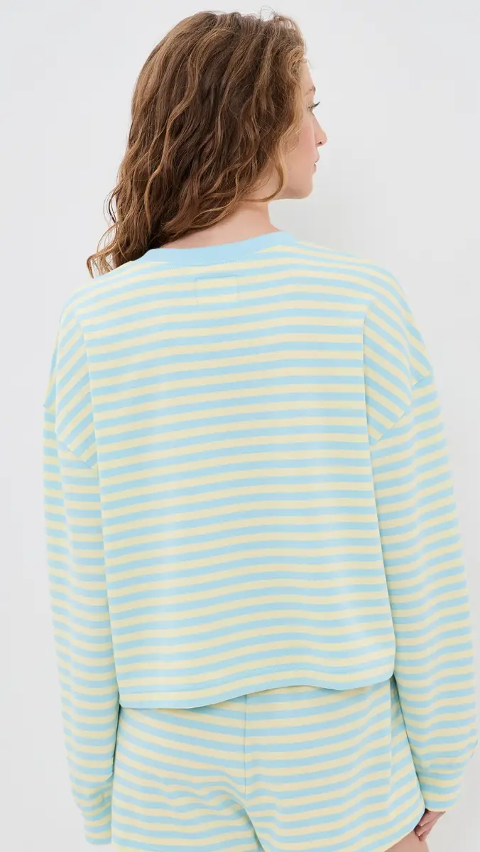 Daily Drills Striped Cotton Long Sleeve Top | Thumbnail 3 Daily Drills Striped Cotton Long Sleeve Top | Thumbnail 3