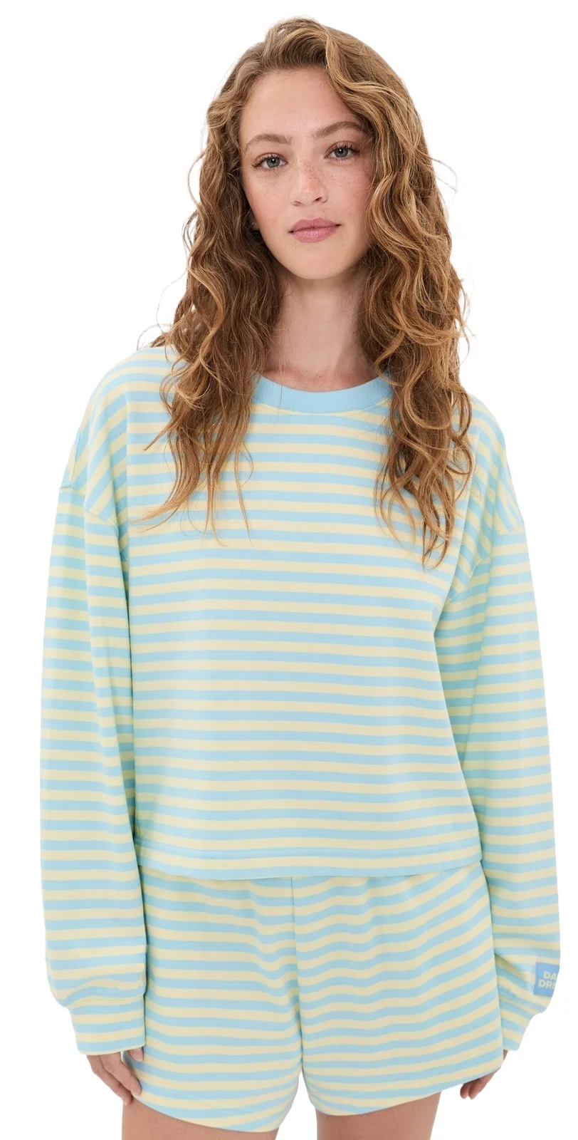 Striped Cotton Long Sleeve Top Striped Cotton Long Sleeve Top