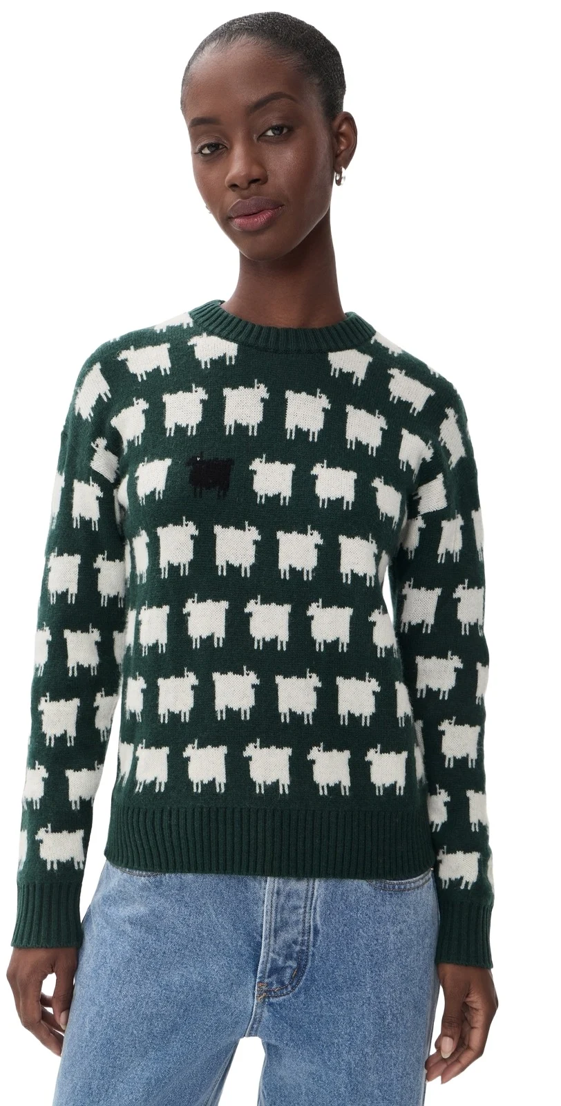 Warm & Wonderful Women's Wool Diana Edition Sheep Sweater