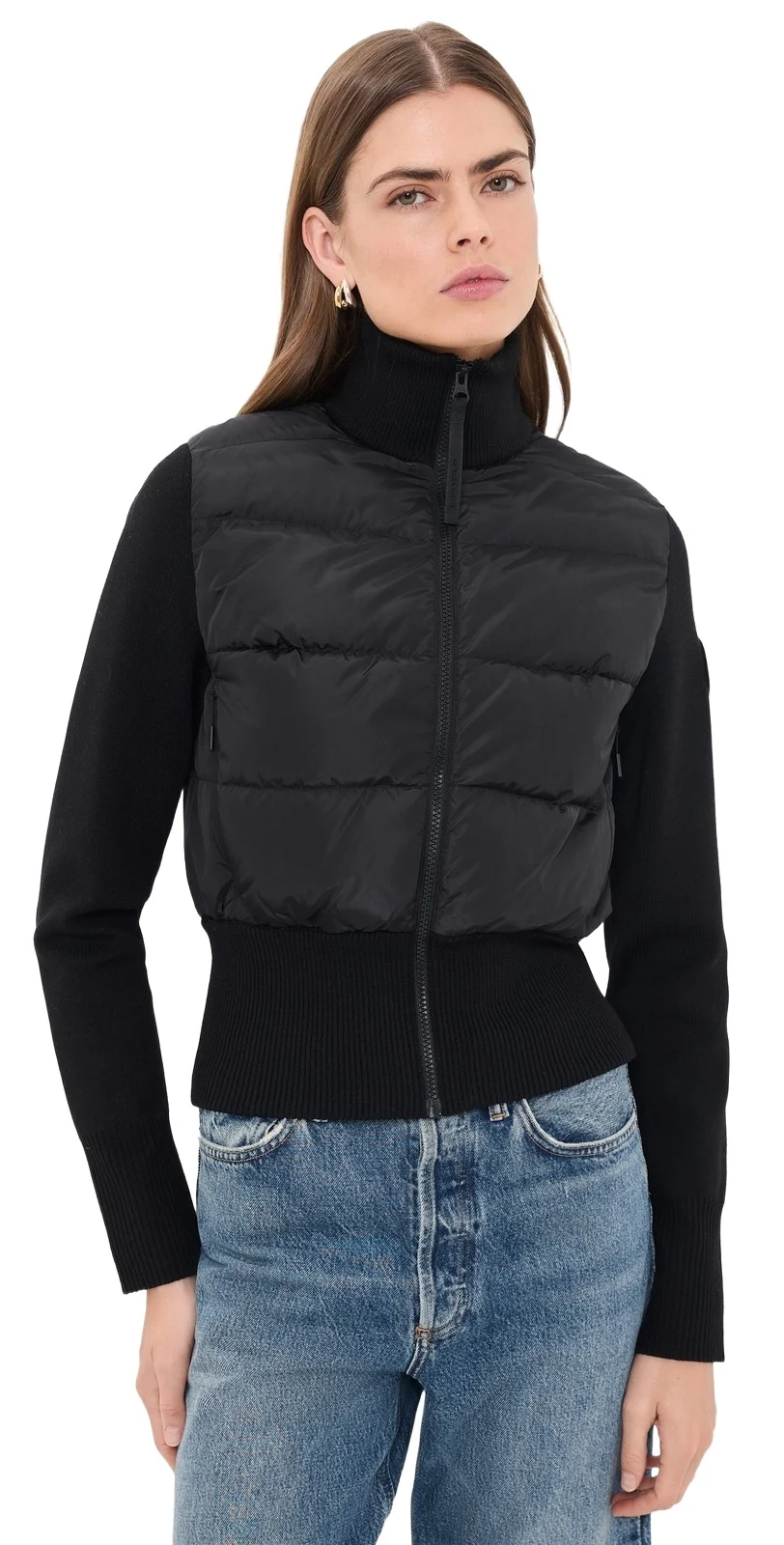 Canada Goose Wide Quilt Knit Down Jacket