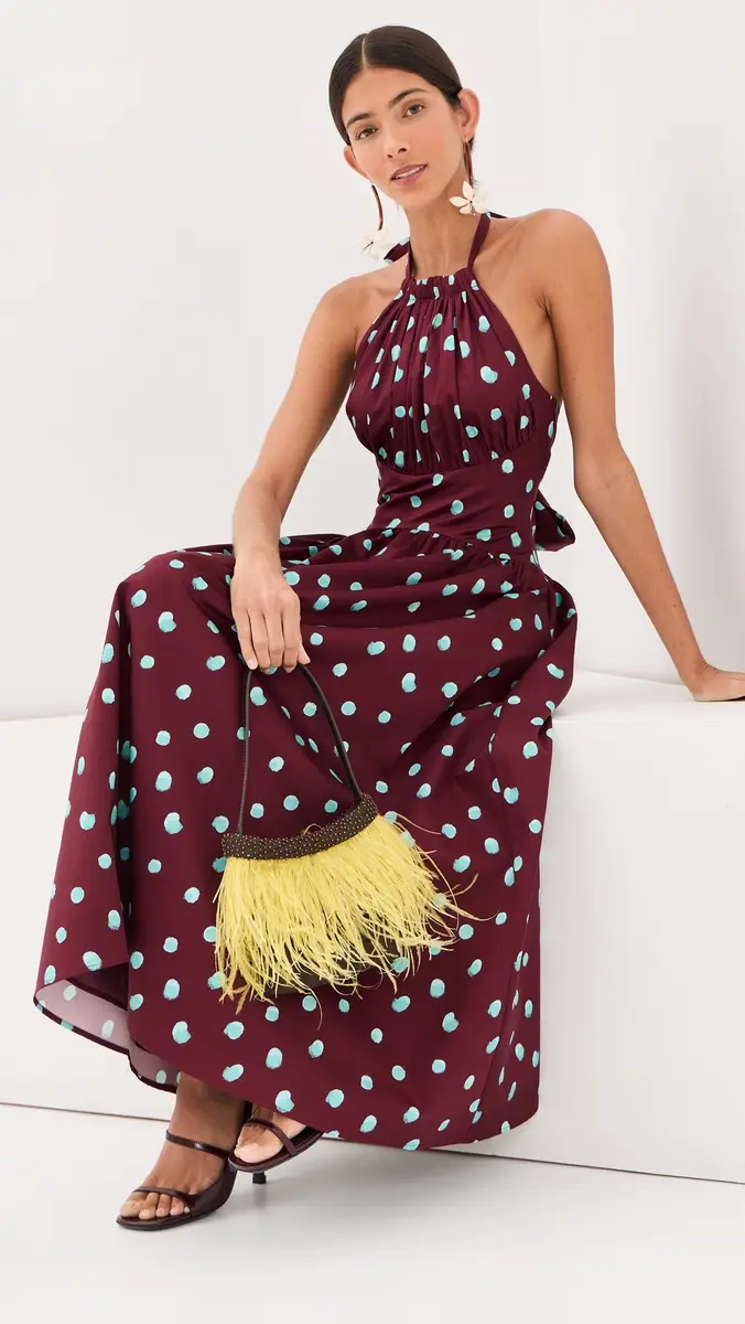 Rosie Assoulin Halter in the Name of Love Dress | Thumbnail 2