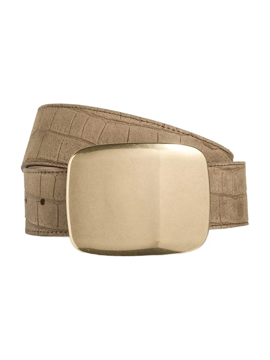 B-Low The Belt Leighton Croco Suede Belt