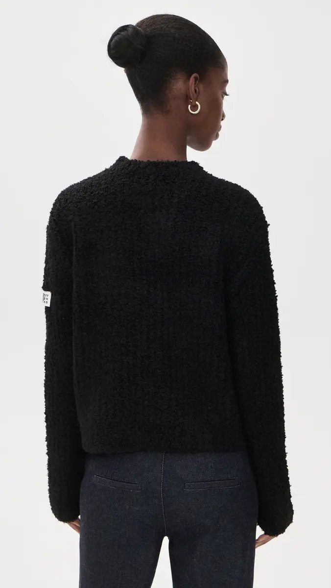 MM6 MAISON MARGIELA Boucle Crewneck Pullover | Thumbnail 3 MM6 MAISON MARGIELA Boucle Crewneck Pullover | Thumbnail 3
