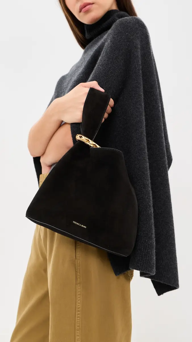 Veronica Beard Suede Swing Bag | Thumbnail 3 Veronica Beard Suede Swing Bag | Thumbnail 3